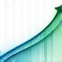 Symbol für Effizienz-Optimierung: steigende Performance-Kurve
