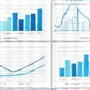 Symbol für Performance-Metriken: Dashboard mit Grafiken